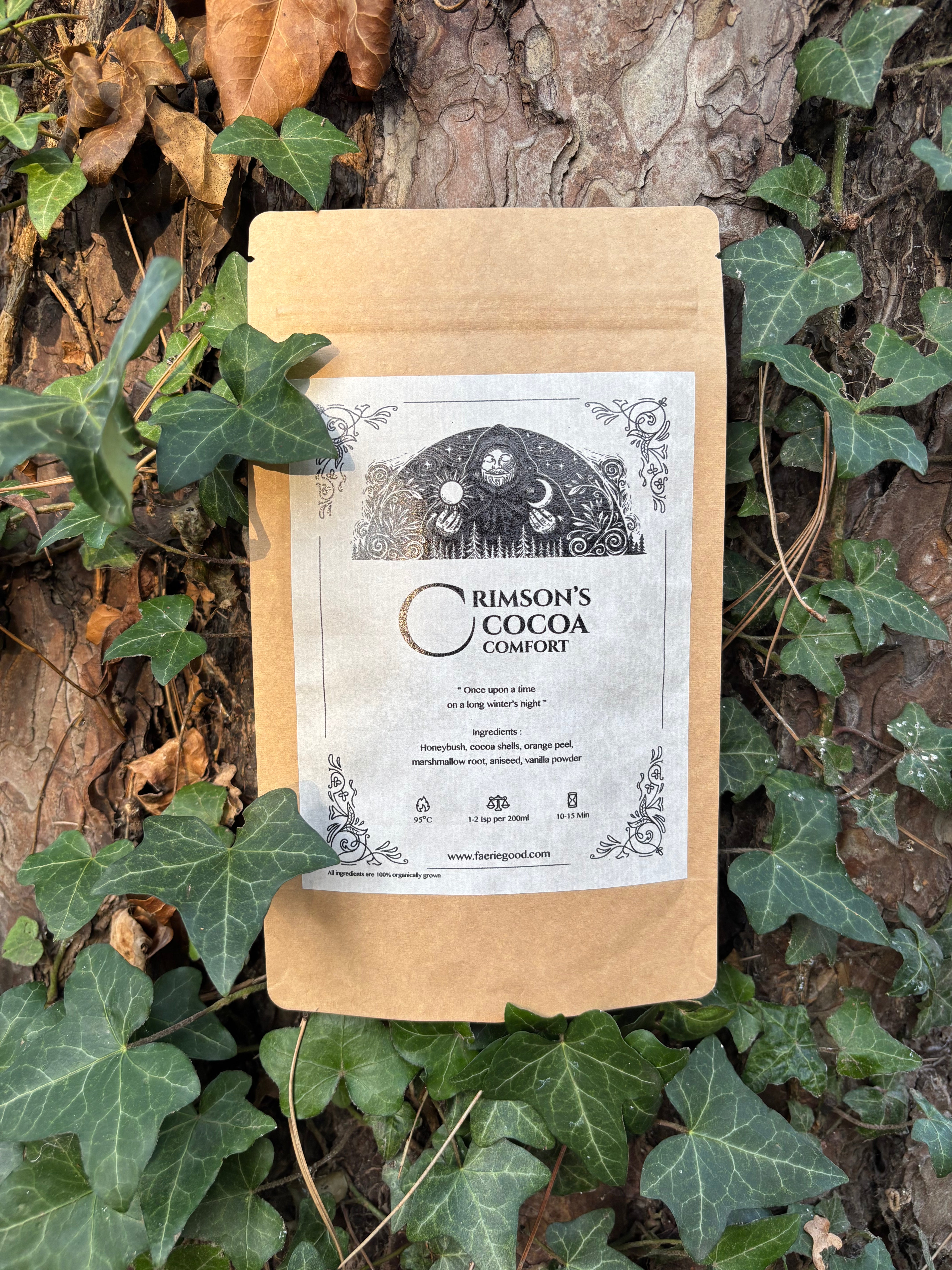 Crimson's Cocoa Comfort - Winter's Herbal Blend