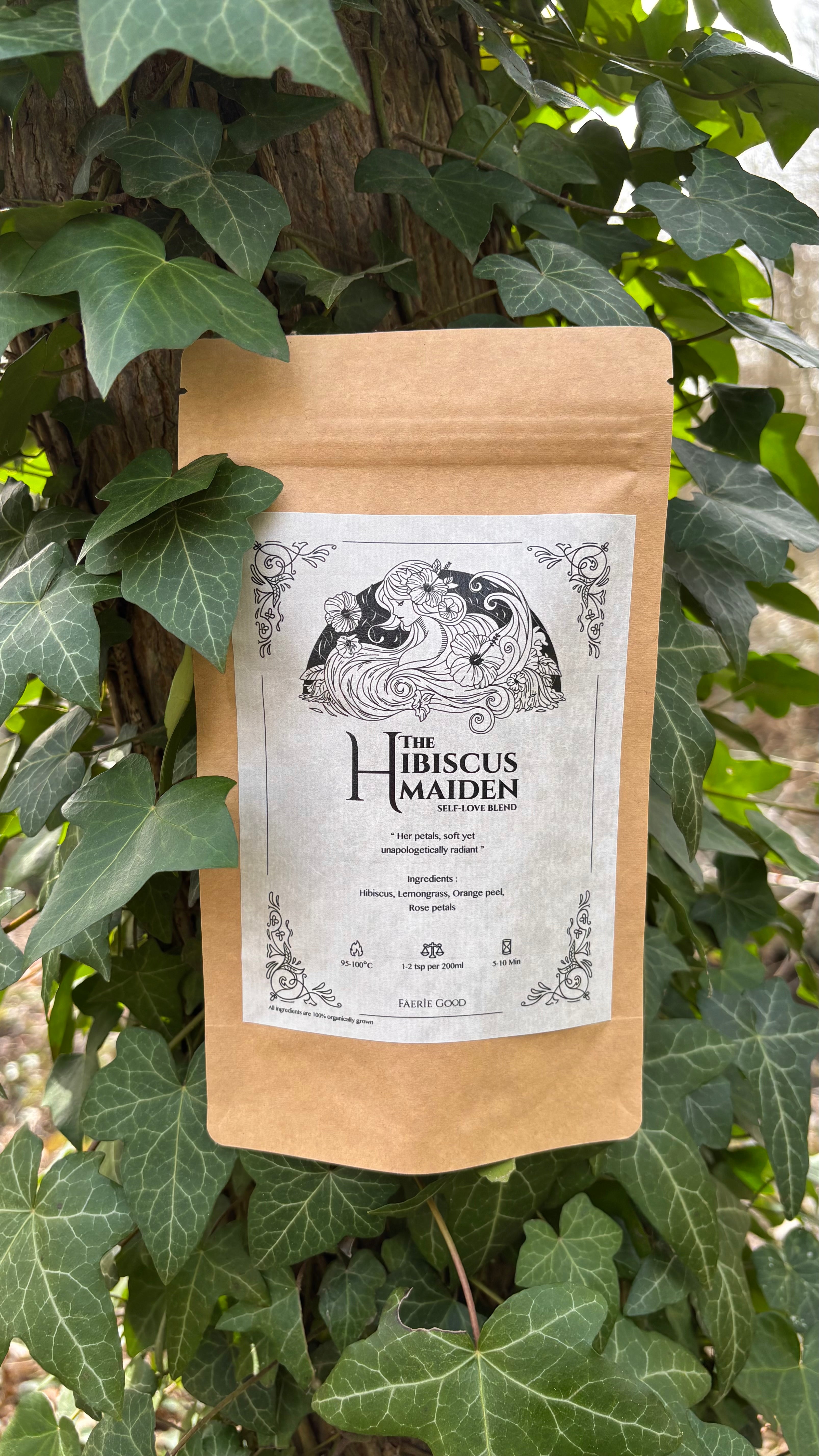 The Hibiscus Maiden | Self-Love Blend with Rose & Hibiscus Petals