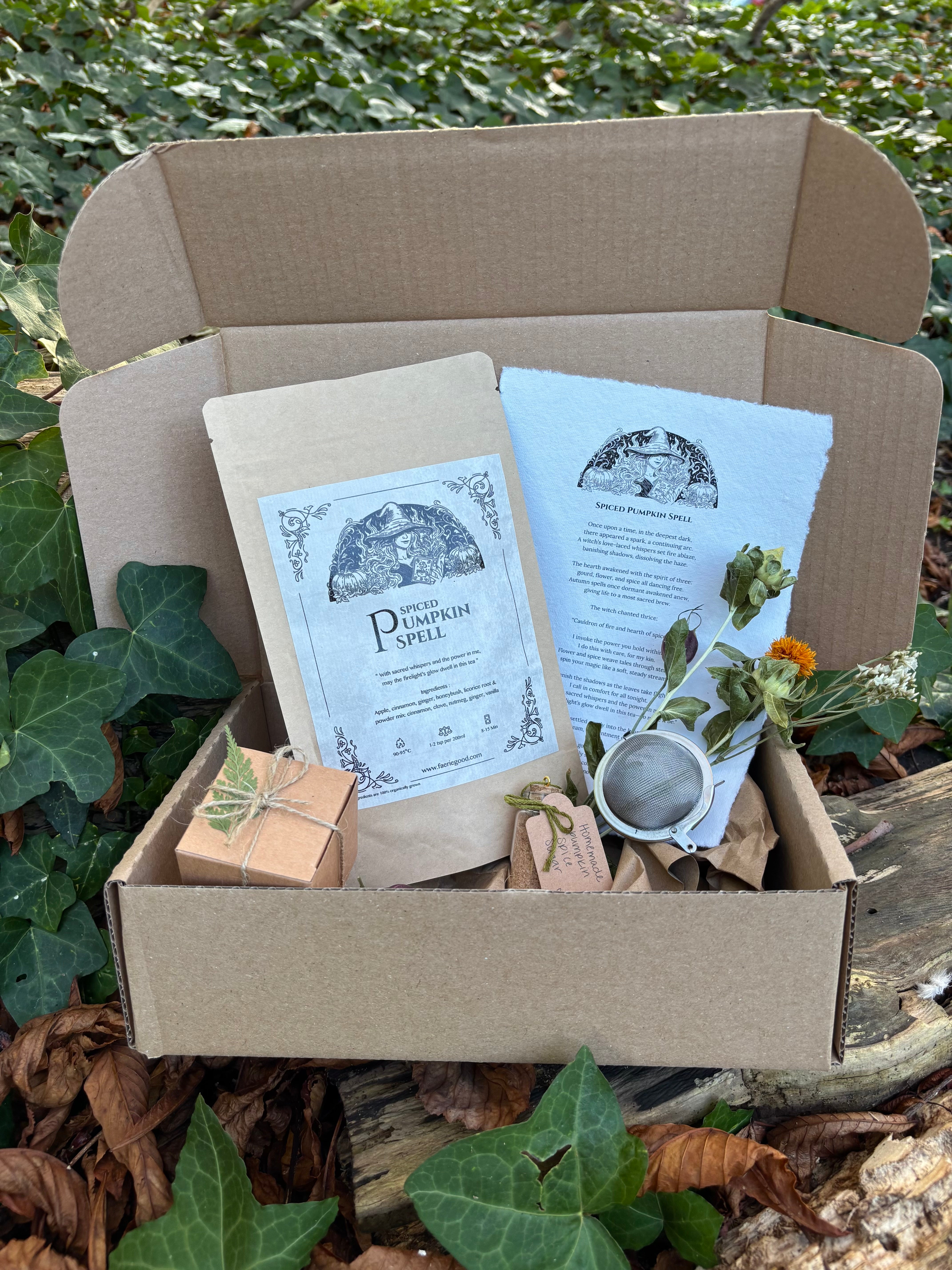 Coffret de Infusion, Sucre et Épices d'Octobre - Spiced Pumpkin Spell 