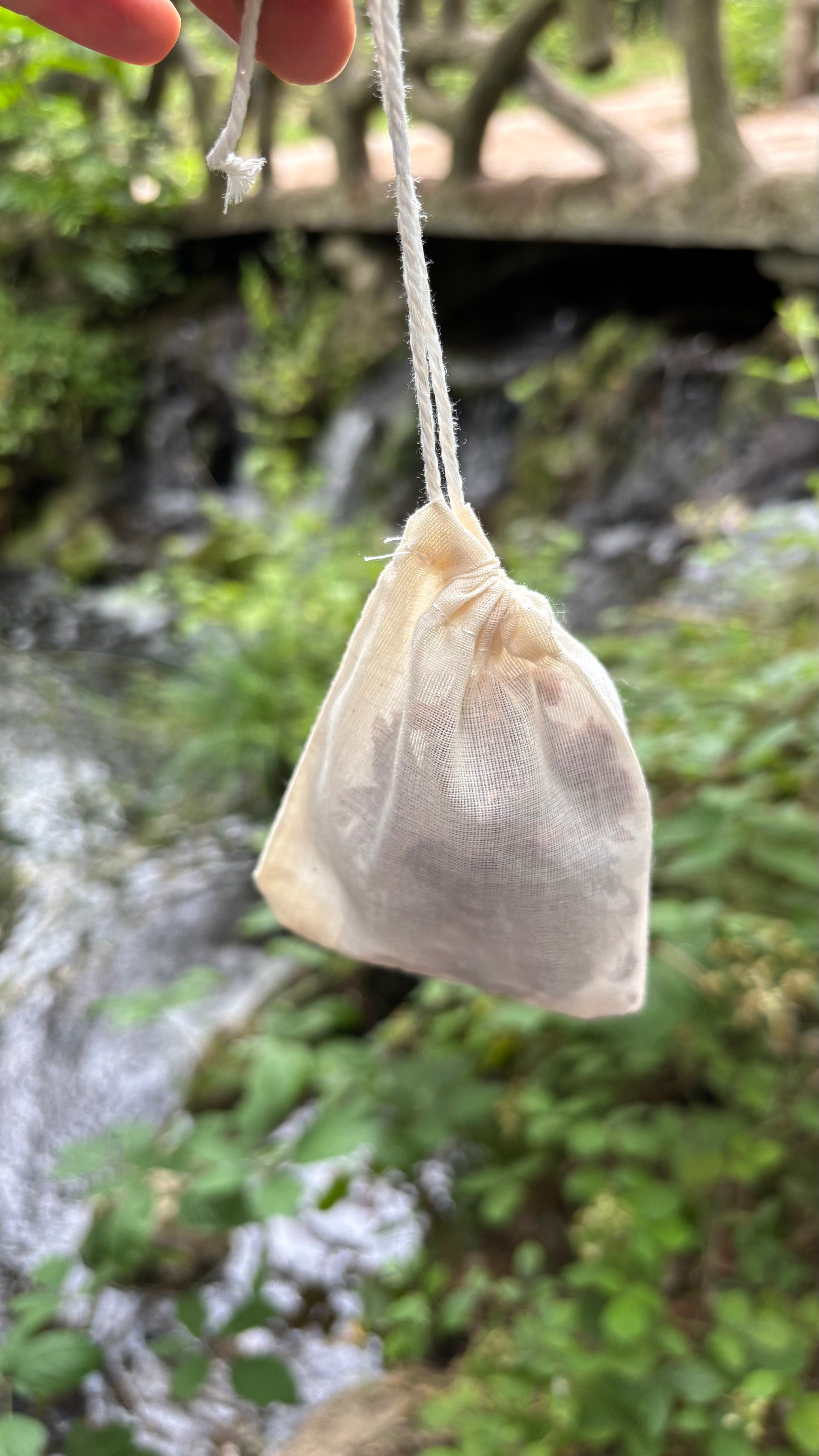 Cotton Gauze Tea & Spell Bags  –  Set of Two