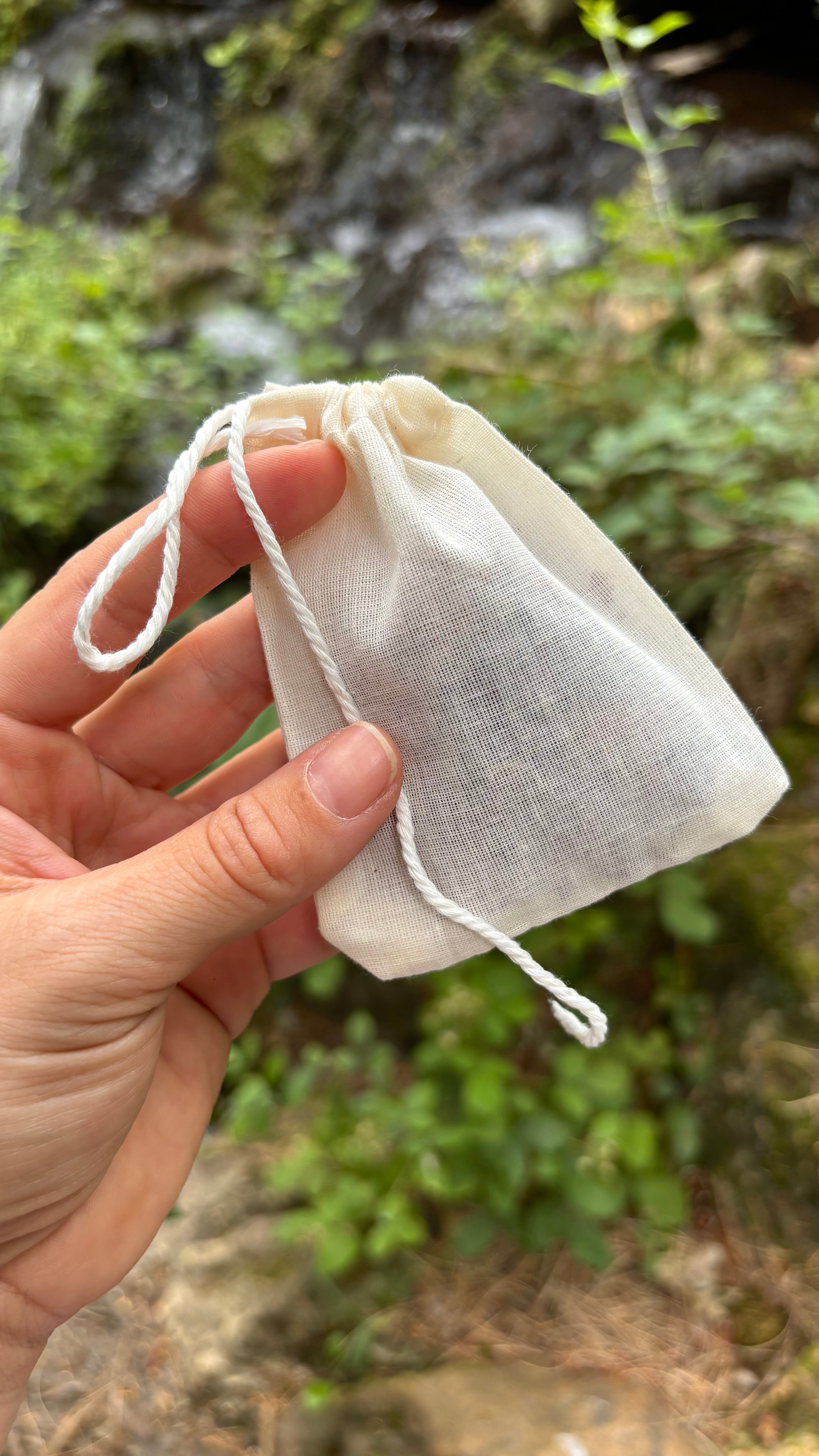 Cotton Gauze Tea & Spell Bags  –  Set of Two